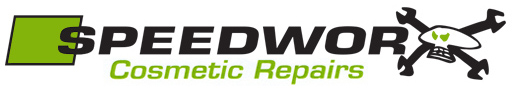 SPEEDWORX : COSMETIC CAR REPAIRS - CLICK TO GO BACK TO THE HOME PAGE Speedworx Cosmetic Car Repair logo